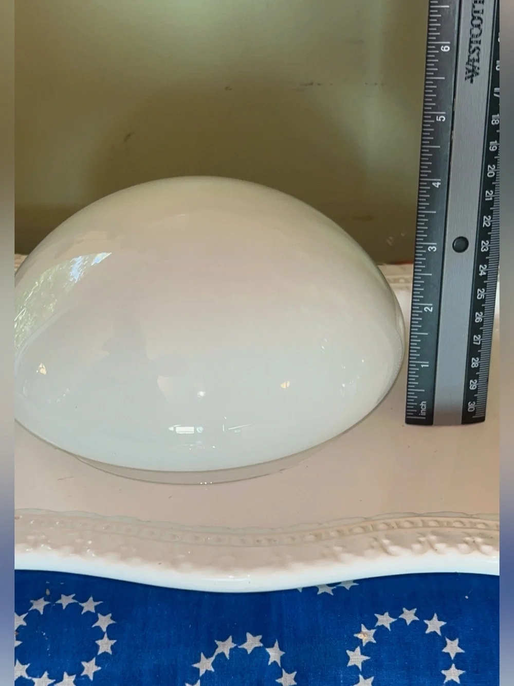 White Glass Globe Light Shade Replacement